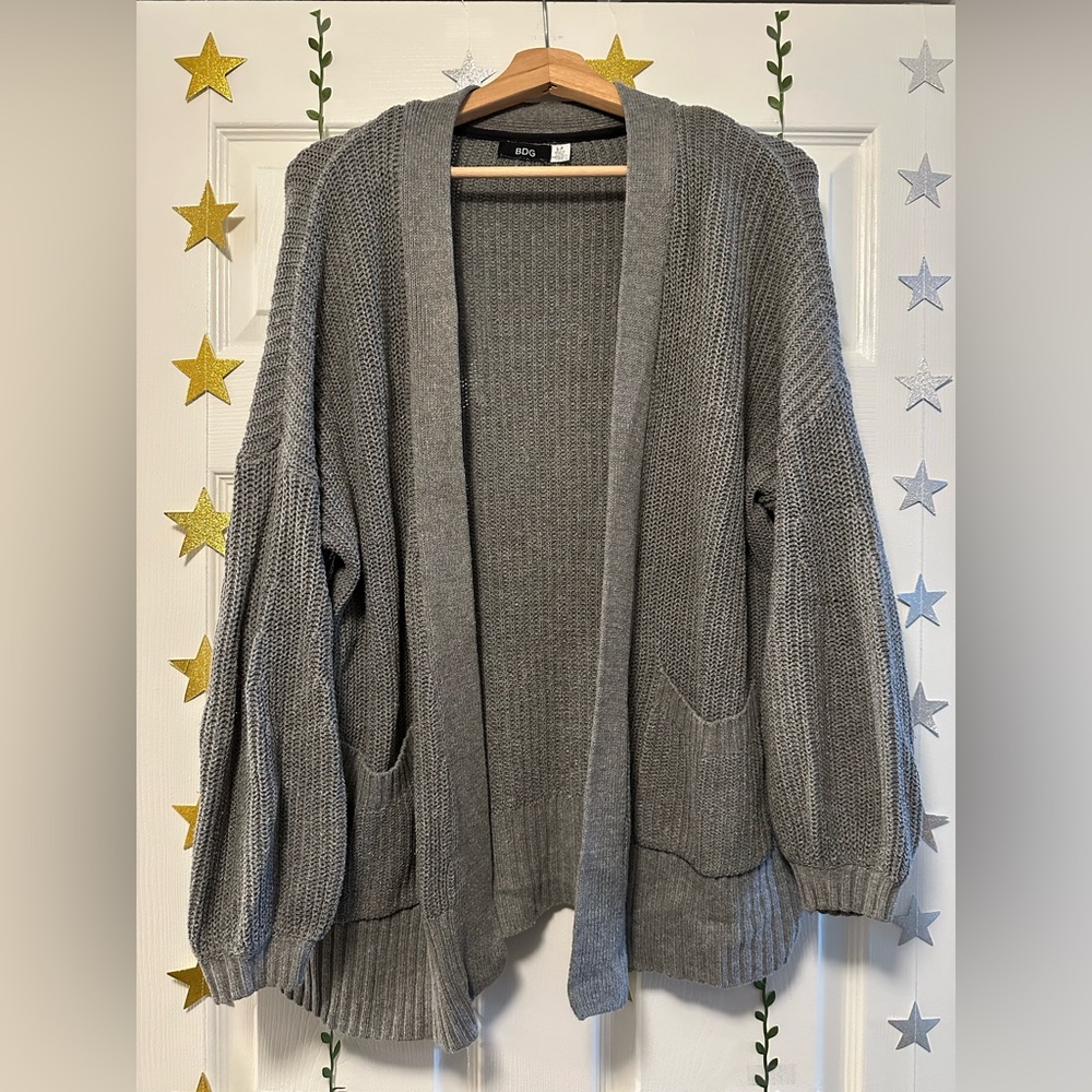 BDG Light Grey Cardigan